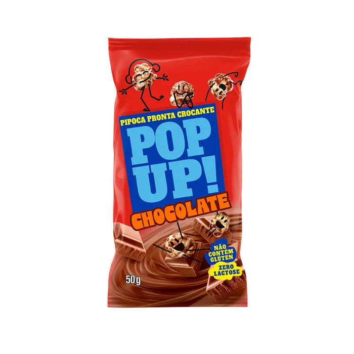 Pipoca Dulce Pop Up Chocolate Bolsa X 50G