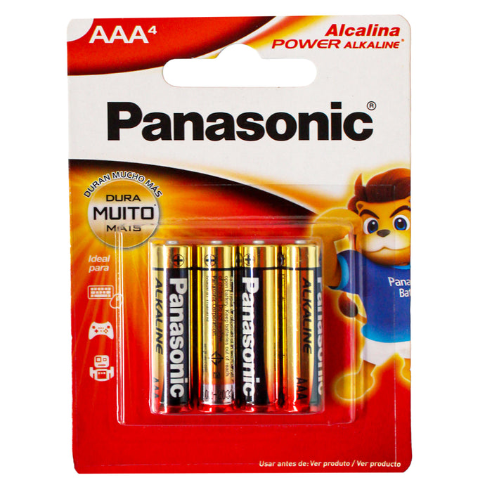 Panasonic Pila Alcalina Power Aaa X 4 Unidades