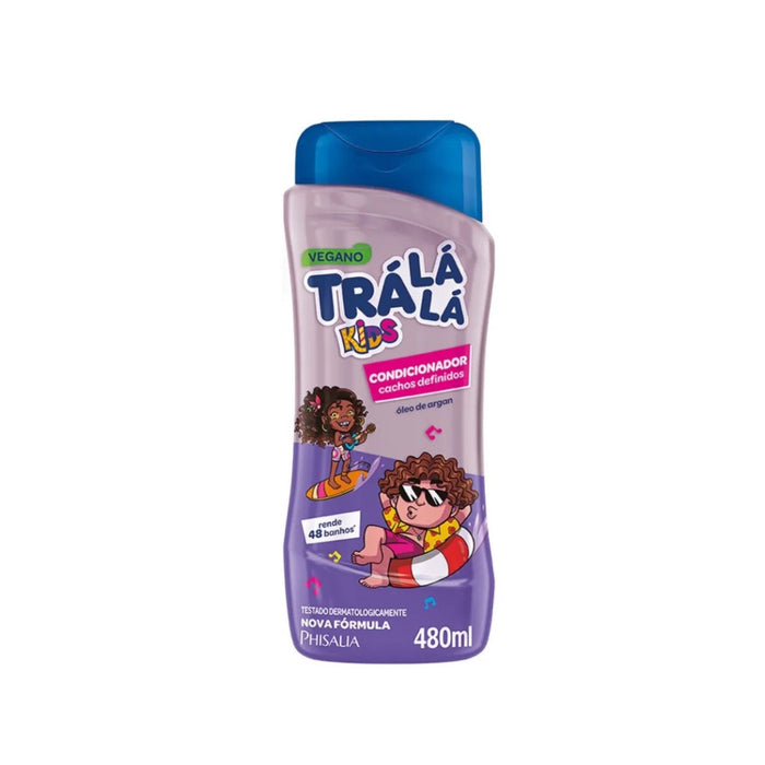 Kit Shampoo+Acondicionador Tralala Kids Rizos X 480Ml