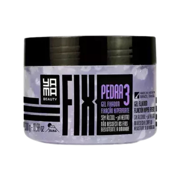 Gel Fijador Yama Fix Para Cabello Piedra 3 X 300G