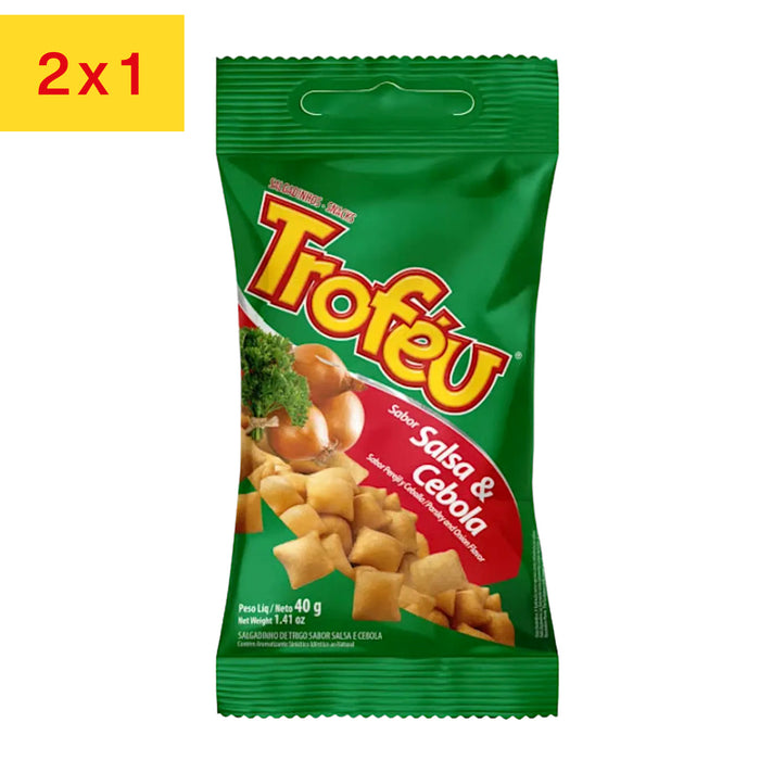 Trofeu Salgadinhos X 40 Gr Sabor Salsa Y Cebolla