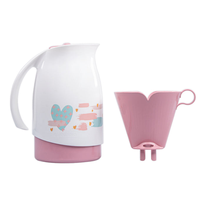 Juego De Taza Sanremo Térmica 700 Ml + Soporte Filtro Café Tamaño 102 Blanco