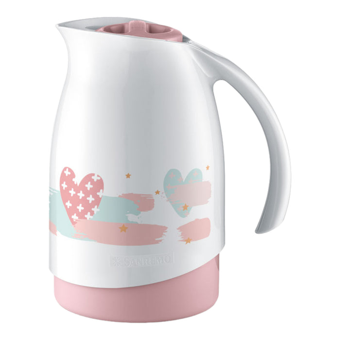 Juego De Taza Sanremo Térmica 700 Ml + Soporte Filtro Café Tamaño 102 Blanco