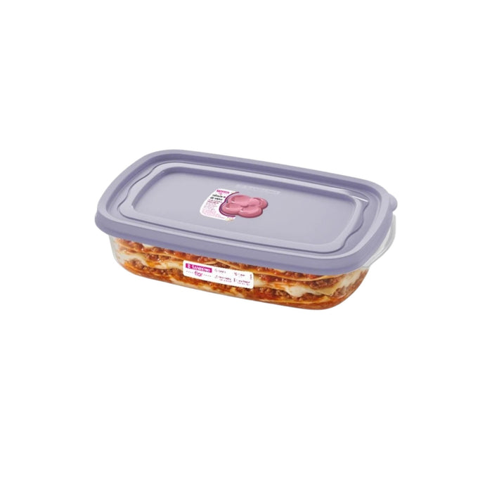 Pote Hermético Sanremo Rectangular Flor X 1.26L