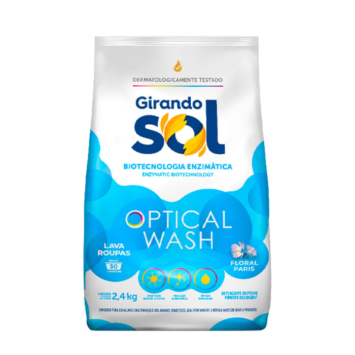 Detergente Girando Sol Floral Paris Polvo X 2.4Kg