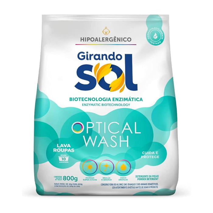 Detergente En Polvo Girando Sol Hipoalergenico X 800G