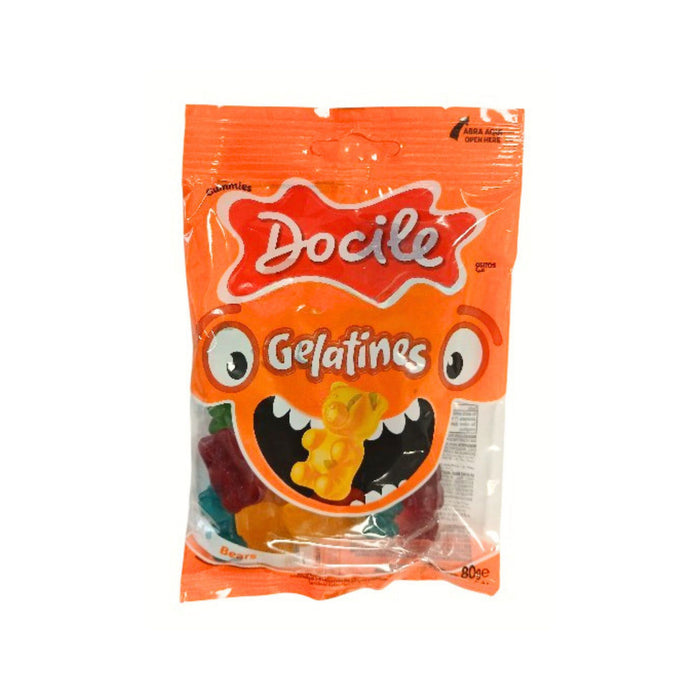 Gomitas Docile Gelatines Ositos X 80G