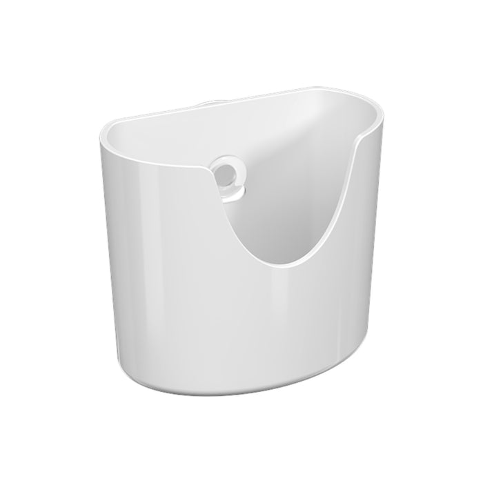 Coza Organizador Portaesponja Con Ventosa Blanco Glass