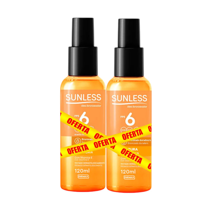 Aceite Bronceador Farmax Sunless Fps6 Zanahoria X 120Ml