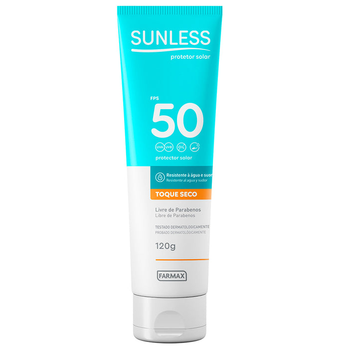 Farmax Sunless Protector Solar Fps50 Toque Seco X 120G