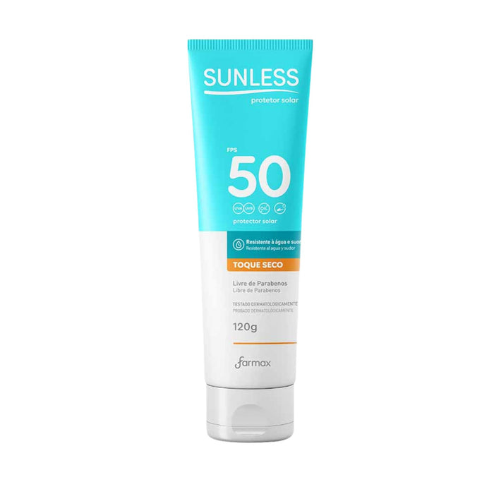 Protector Solar Farmax Sunless Fps50 Toque Seco X 120G