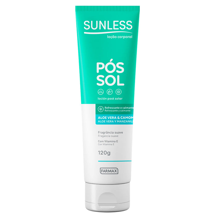 Farmax Sunless Pos Sol Loción Aloe Vera Manzana X 120G
