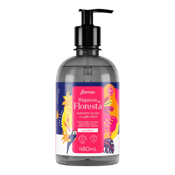 Jabón Liquido Farmax Riquezas Da Floresta X 480Ml