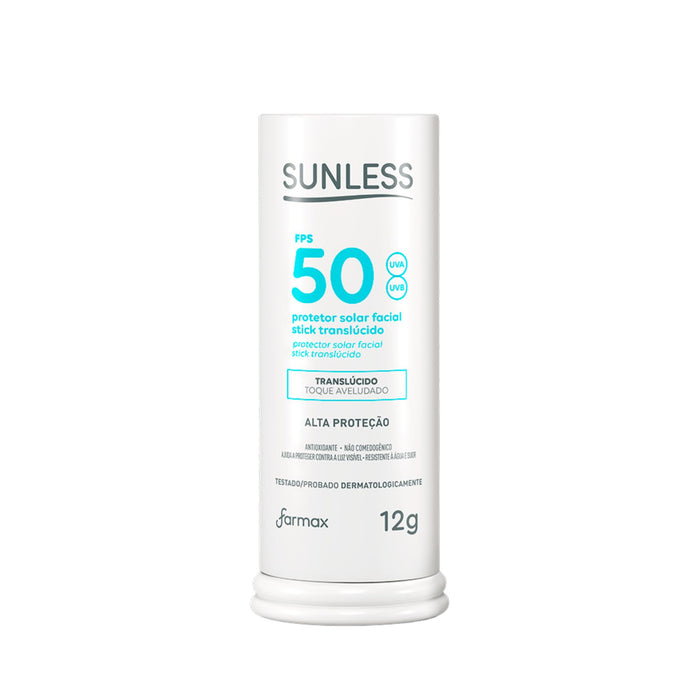 Protector Solar Farmax Sunless Stick Fps50 Translúcido X 12G