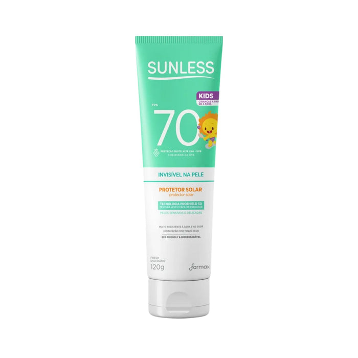 Protector Solar Sunless Kids Fps70 X 120G