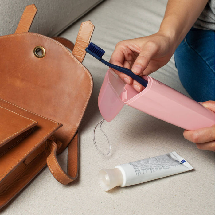 Porta Cepillos Dental Ou Up Rosa