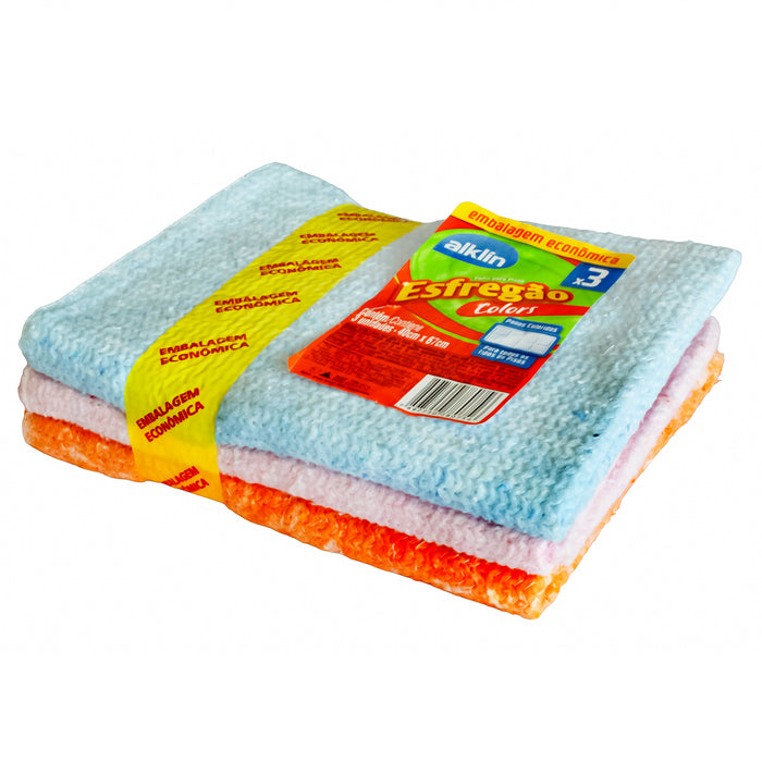 Paño De Piso Alklin Colores X 3 Unidades