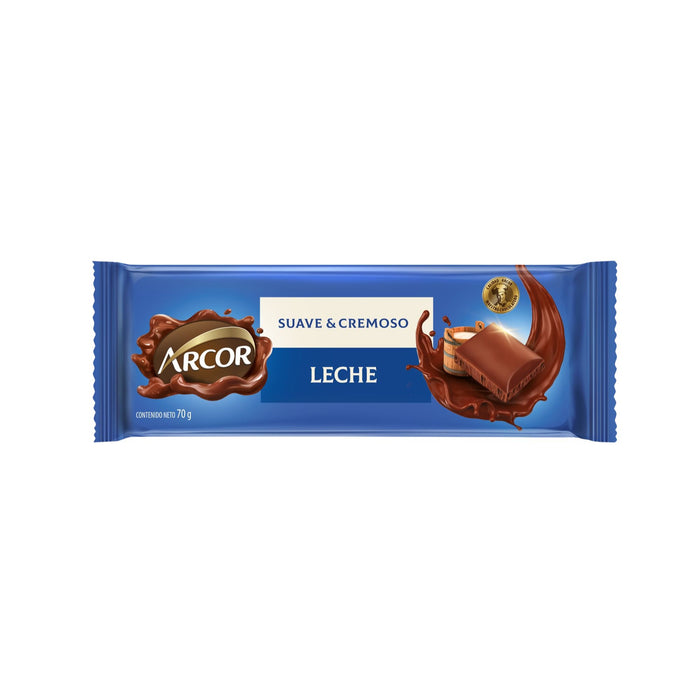 Tableta De Chocolate Arcor Leche X 70G