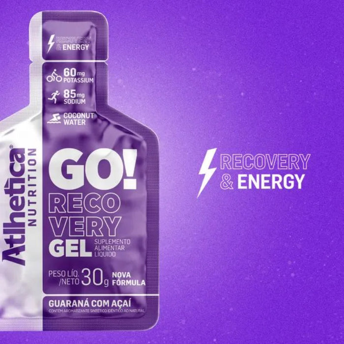 Suplemento Athletica Go Energy Gel Guaraná Acai X 30G