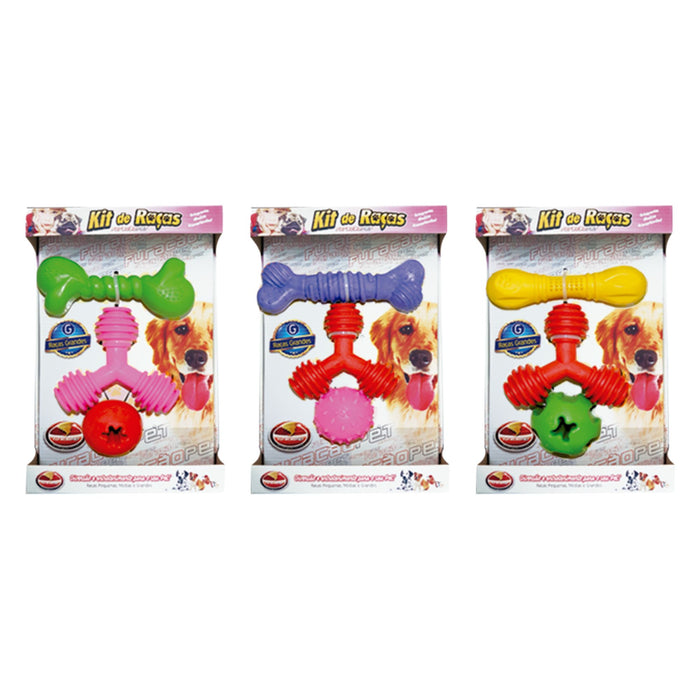 Set Juguete Para Perro Furacaopet Raza Pequeña X 3 Unidades