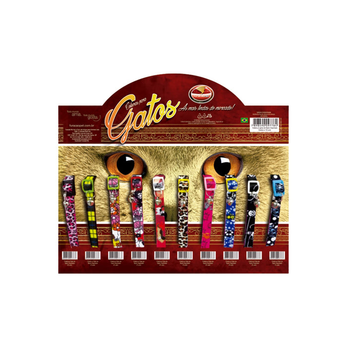 Collar De Gato Furacaopet Con Nylon Tipo Importada