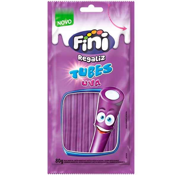 Fini Caramelos Tubes Uva X 80G