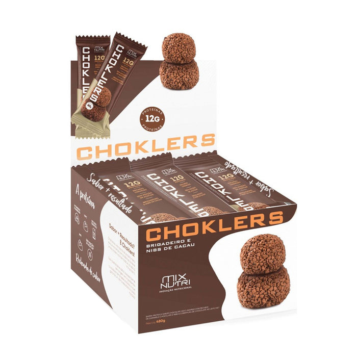 Mix Nutri Barra Proteica Brigadeiro Choklers X 40G