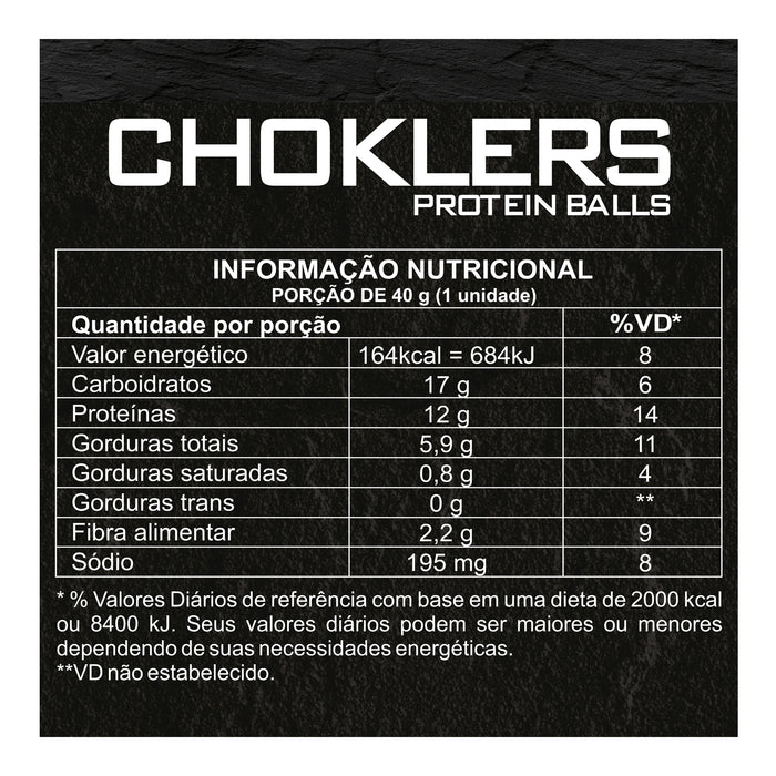 Proteina Choklers Protein Balls Barbacoa Americana X 40G