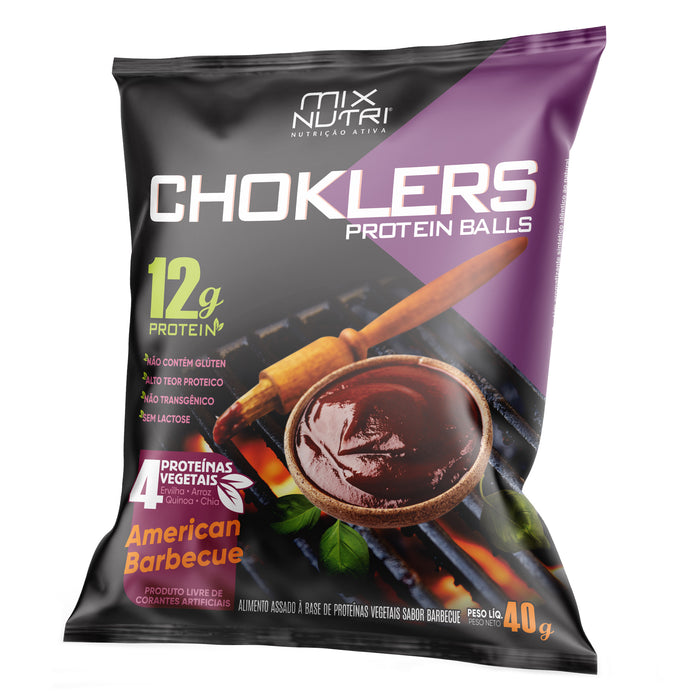 Proteina Choklers Protein Balls Barbacoa Americana X 40G