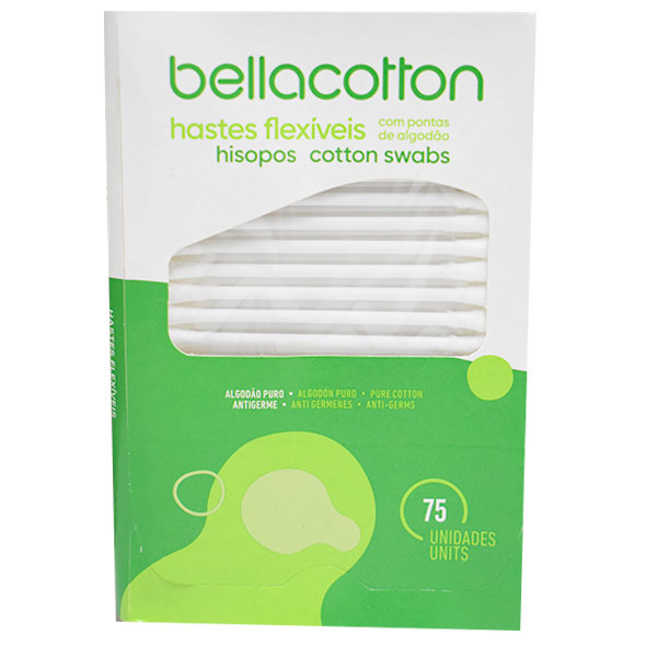 Cotonetes Hisopos Bellacotton X 75 Unidades