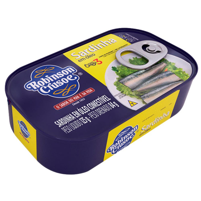 Sardina Robinson Crusoe En Aceite Lata X 125G