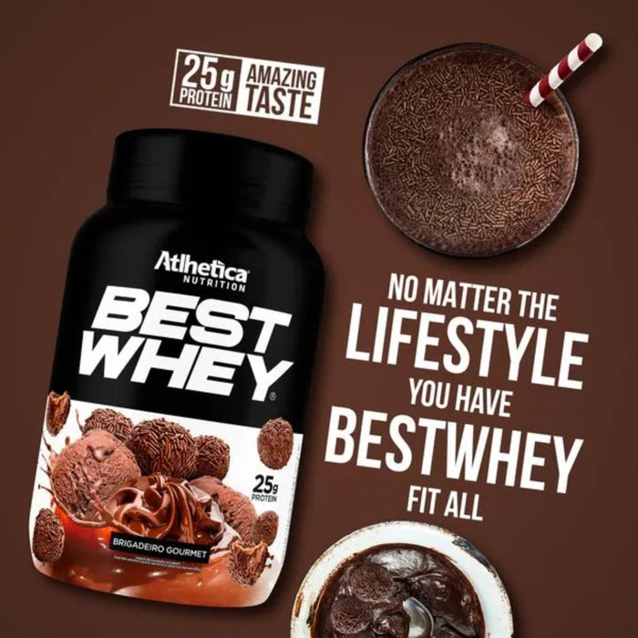 Suplemento Best Whey Atlhetica 25G Proteina Brigadeiro Gourmet X 900G