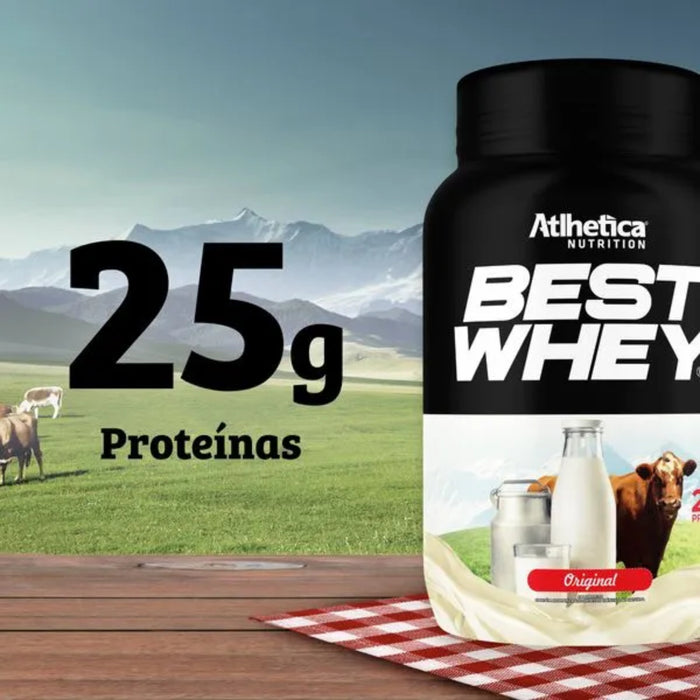 Suplemento Atlhetica Best Whey 25G Proteína Original X 900G
