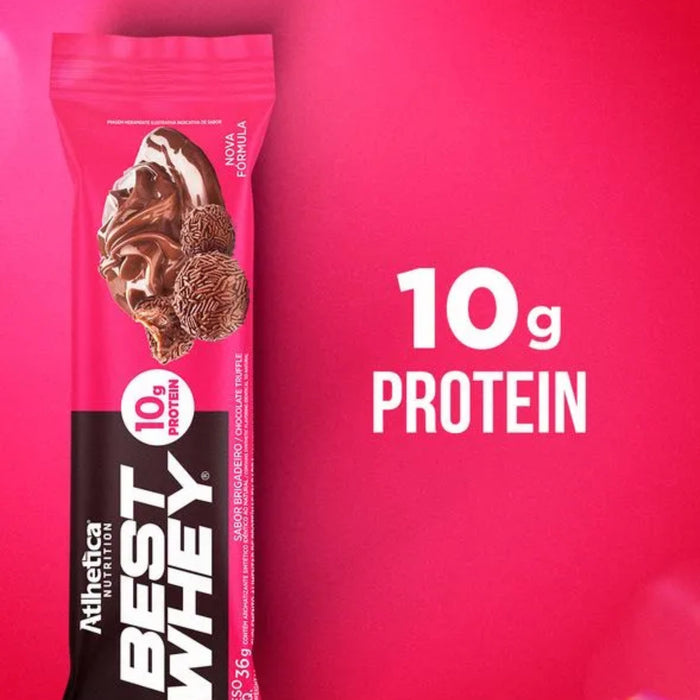 Barra De Proteína Best Whey Atlhetica Trufas Con Chocolate X 33G