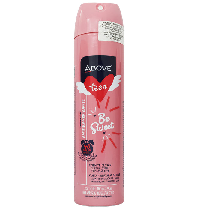 Above Desodorante Aerosol Teen Be Sweet X 150Ml