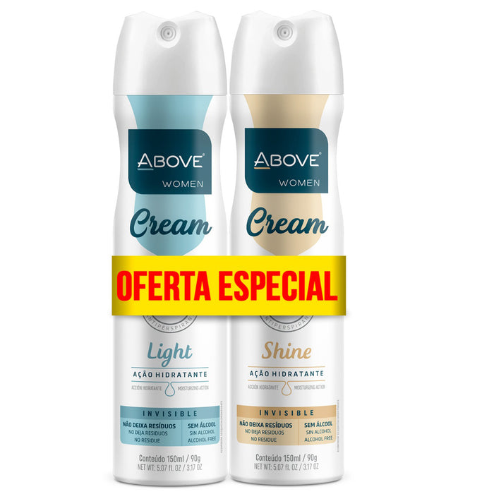 Above Desodorante Aerosol Cream Light Women X 150Ml