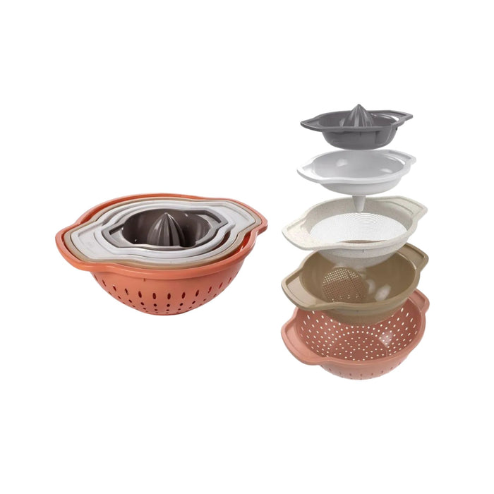 Juego De Utensilios Plasutil Con Mango X 5 Piezas