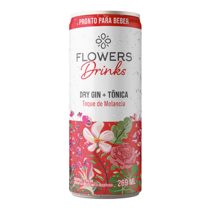 Flowers Drinks Dry Gin Tonica + Melancia X 269Ml