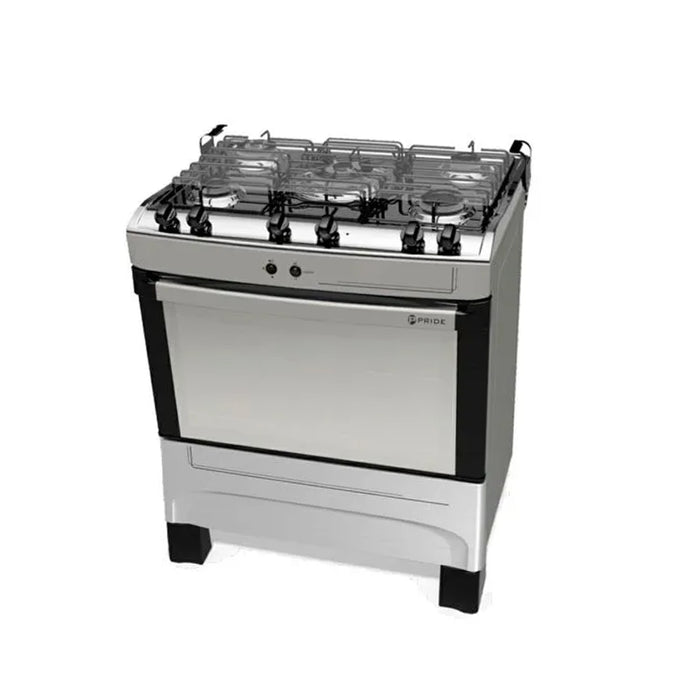 Cocina Pride Gris Spiedo Y Grill 5 Hornallas