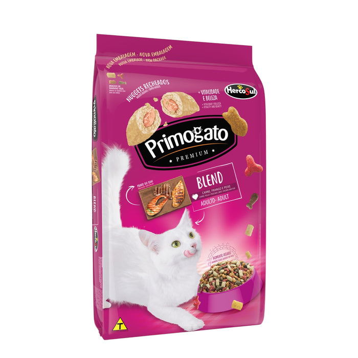 Alimento Primogato Blend Carne Pollo Y Pescado X 1Kg