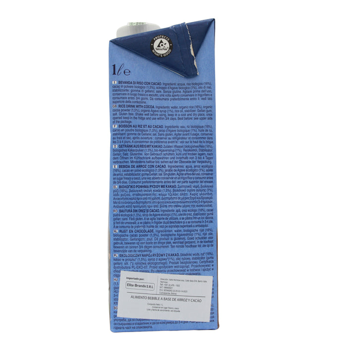 Riso Scotti Bebida De Arroz Y Cacao Sin Gluten X 1 L