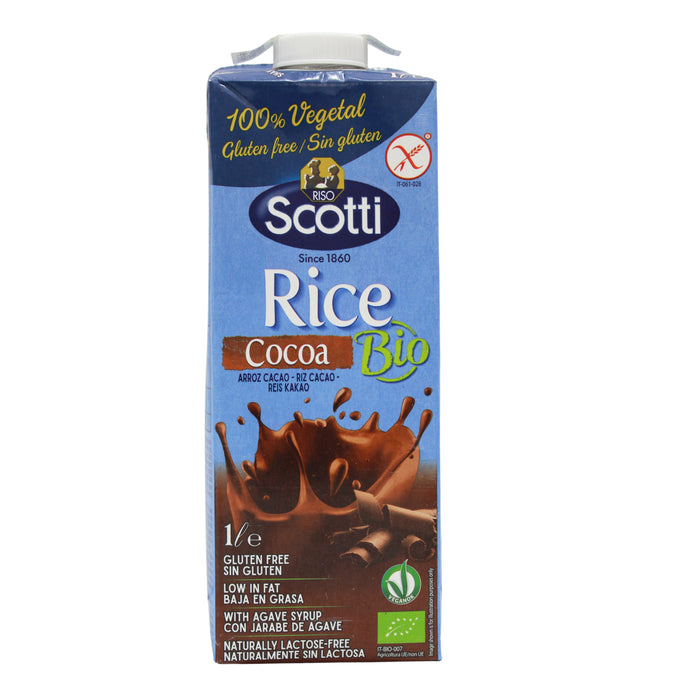 Riso Scotti Bebida De Arroz Y Cacao Sin Gluten X 1 L