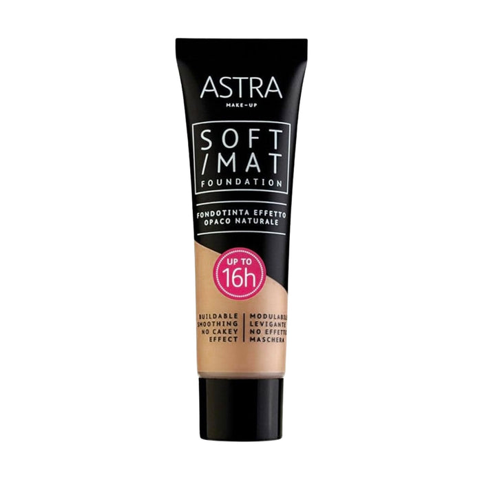 Base De Maquillaje Astra Soft Mat Foundation Nro. 06 Hazelnut X 30Ml