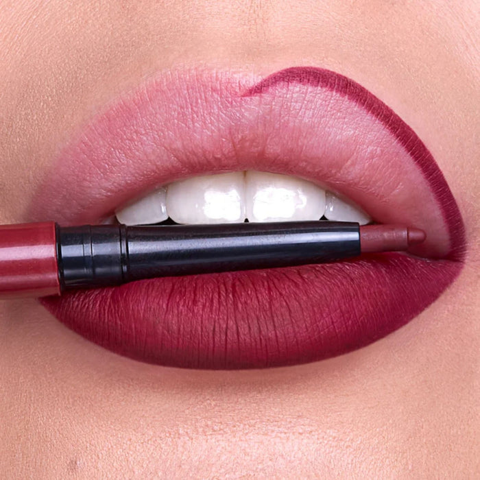Lápiz Labial Astra Outline Waterproof Lip Pencil Nro. 08 Burgundy