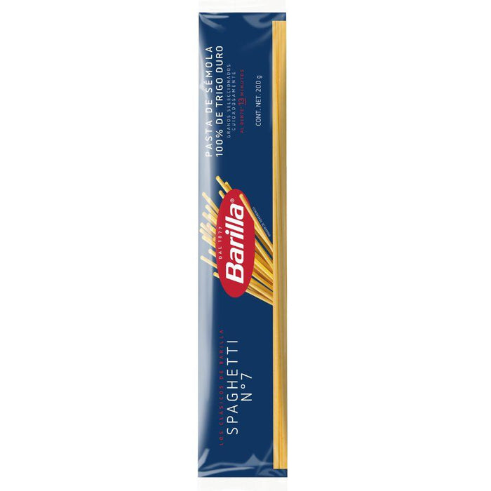 Pasta Barilla Spaghetti Nro.7 X 200G