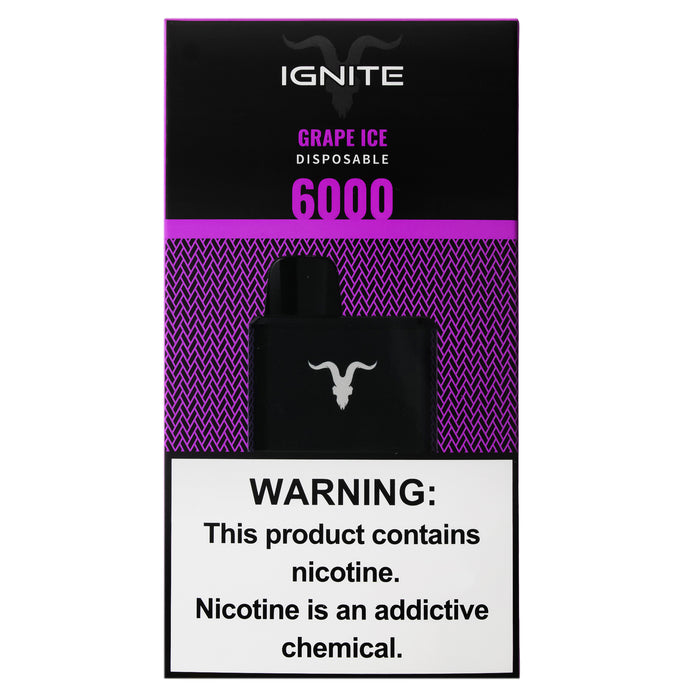 Ignite Vape Grape Ice 6000 Puffs