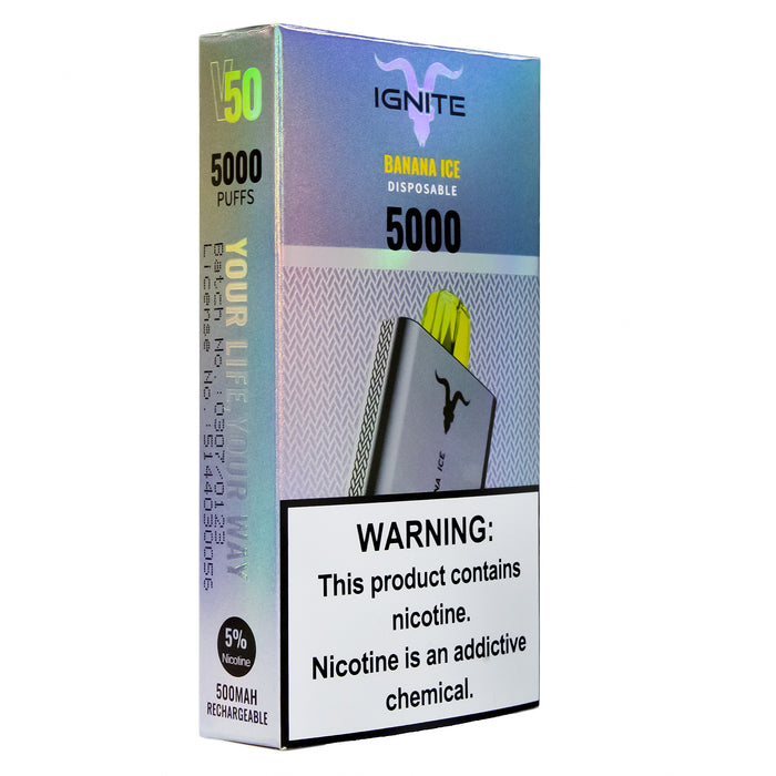 Ignite Vape Banana Ice 5000 Puffs