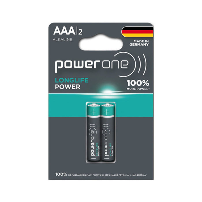 Pila Alcalina Aaa Power One Blister X 2 Unidades