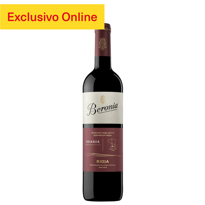 Vino Tinto Beronia Crianza Rioja X 750Ml