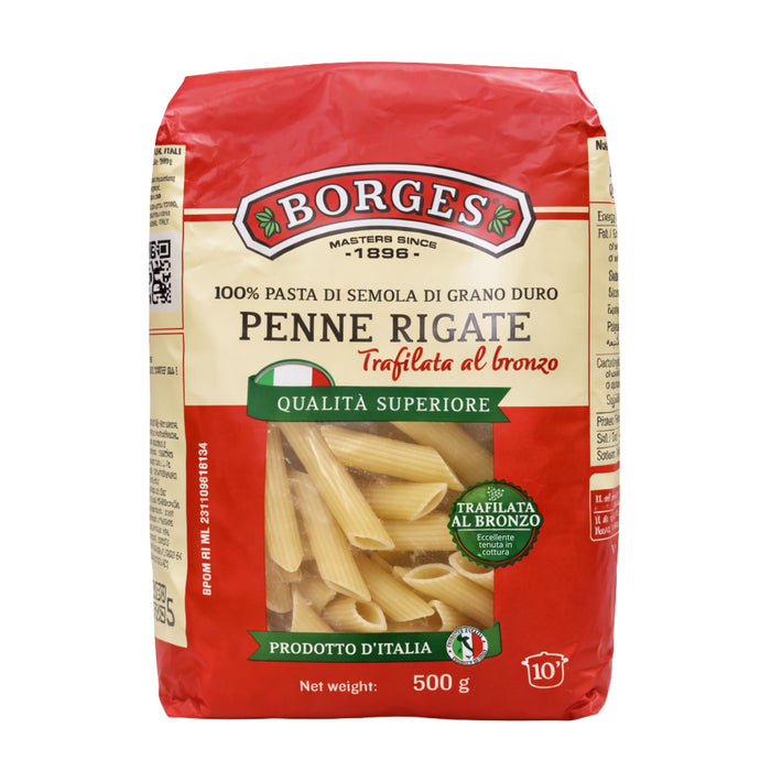 Pasta Borges Penne Rigate X 500G